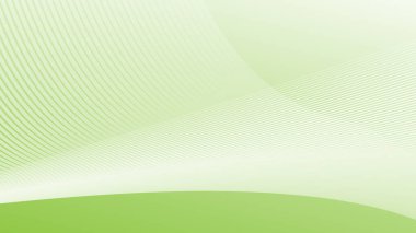 Arkaplan veya sunum için eğri çizgili yeşil soyut arkaplan