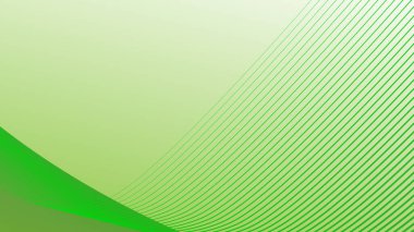 Arkaplan veya sunum için eğri çizgili yeşil soyut arkaplan