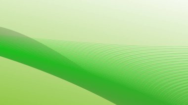 Arkaplan veya sunum için eğri çizgili yeşil soyut arkaplan