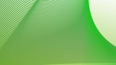 Arkaplan veya sunum için eğri çizgili yeşil soyut arkaplan