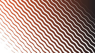 Kestane rengi ve beyaz dalga çizgisi deseni arkaplan için soyut arkaplan