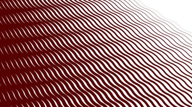 Kestane rengi ve beyaz dalga çizgisi deseni arkaplan için soyut arkaplan