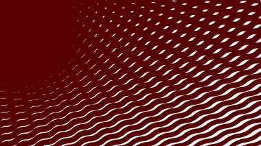 Kestane rengi ve beyaz dalga çizgisi deseni arkaplan için soyut arkaplan