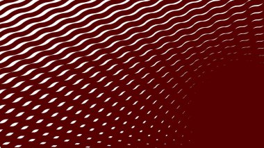 Kestane rengi ve beyaz dalga çizgisi deseni arkaplan için soyut arkaplan