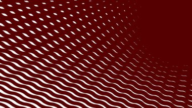 Kestane rengi ve beyaz dalga çizgisi deseni arkaplan için soyut arkaplan