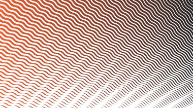 Kestane rengi ve beyaz dalga çizgisi deseni arkaplan için soyut arkaplan