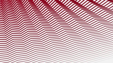 Kırmızı zig zag deseni arkaplan veya sunum için soyut arkaplan