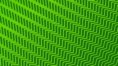Yeşil zig zag deseni arkaplan veya kumaş biçimi için soyut arkaplan
