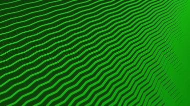 Yeşil zig zag deseni arkaplan veya kumaş biçimi için soyut arkaplan