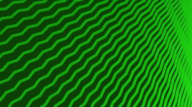 Yeşil zig zag deseni arkaplan veya kumaş biçimi için soyut arkaplan