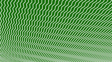 Yeşil zig zag deseni arkaplan veya kumaş biçimi için soyut arkaplan