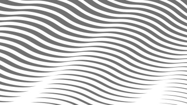 Gri beyaz dalga deseni arkaplan veya kumaş biçimi için soyut arkaplan