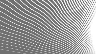 Gri beyaz dalga deseni arkaplan veya kumaş biçimi için soyut arkaplan