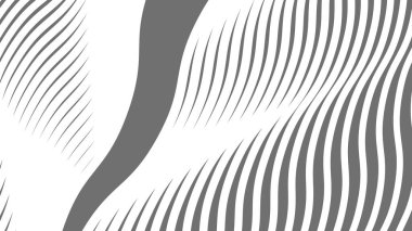 Gri beyaz dalga deseni arkaplan veya kumaş biçimi için soyut arkaplan