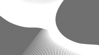 Gri beyaz dalga deseni arkaplan veya kumaş biçimi için soyut arkaplan