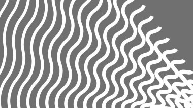 Gri beyaz dalga deseni arkaplan veya kumaş biçimi için soyut arkaplan