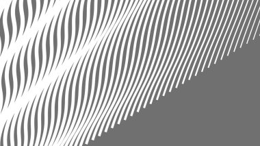 Gri beyaz dalga deseni arkaplan veya kumaş biçimi için soyut arkaplan