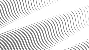 Gri beyaz dalga deseni arkaplan veya kumaş biçimi için soyut arkaplan