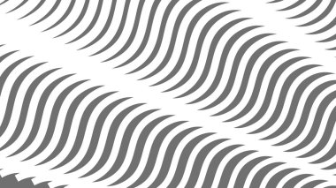 Gri beyaz dalga deseni arkaplan veya kumaş biçimi için soyut arkaplan