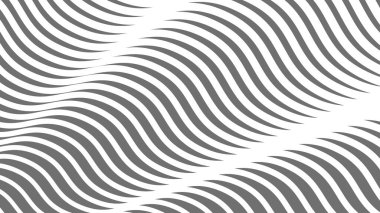 Gri beyaz dalga deseni arkaplan veya kumaş biçimi için soyut arkaplan