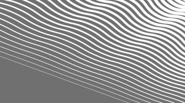 Gri beyaz dalga deseni arkaplan veya kumaş biçimi için soyut arkaplan