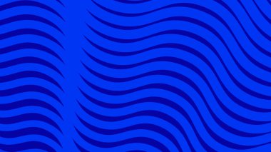 Koyu mavi dalgalı çizgi deseni arkaplan veya kumaş biçimi için soyut arkaplan