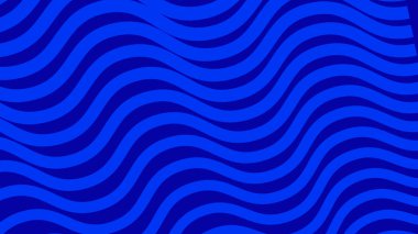 Koyu mavi dalgalı çizgi deseni arkaplan veya kumaş biçimi için soyut arkaplan