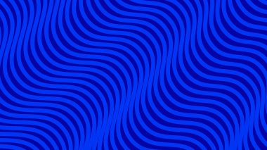 Koyu mavi dalgalı çizgi deseni arkaplan veya kumaş biçimi için soyut arkaplan