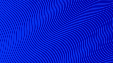 Koyu mavi dalgalı çizgi deseni arkaplan veya kumaş biçimi için soyut arkaplan