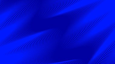 Koyu mavi dalgalı çizgi deseni arkaplan veya kumaş biçimi için soyut arkaplan