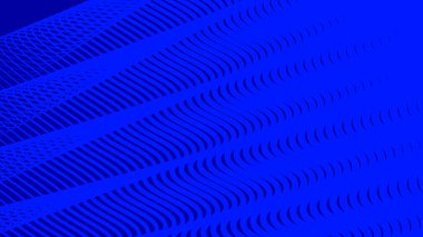 Koyu mavi dalgalı çizgi deseni arkaplan veya kumaş biçimi için soyut arkaplan