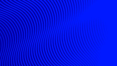 Koyu mavi dalgalı çizgi deseni arkaplan veya kumaş biçimi için soyut arkaplan