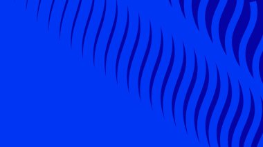 Koyu mavi dalgalı çizgi deseni arkaplan veya kumaş biçimi için soyut arkaplan