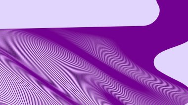 Mor dalga çizgi deseni soyut arkaplan