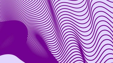 Mor dalga çizgi deseni soyut arkaplan