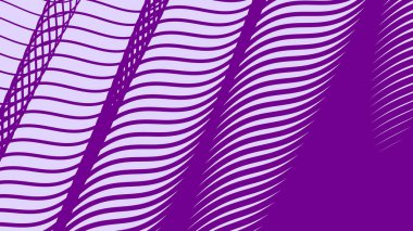 Mor dalga çizgi deseni soyut arkaplan