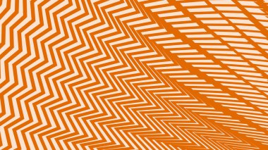 Arkaplan veya sunum için turuncu zig zag deseni soyut arkaplan