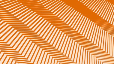 Arkaplan veya sunum için turuncu zig zag deseni soyut arkaplan