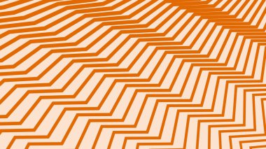 Arkaplan veya sunum için turuncu zig zag deseni soyut arkaplan