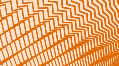 Arkaplan veya sunum için turuncu zig zag deseni soyut arkaplan
