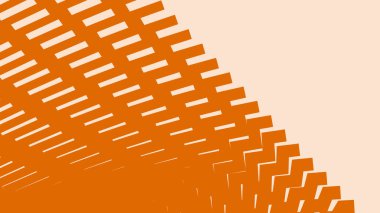 Arkaplan veya sunum için turuncu zig zag deseni soyut arkaplan