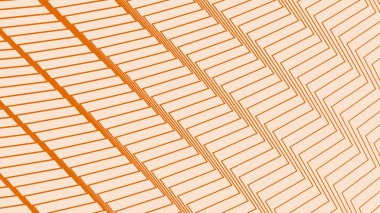 Arkaplan veya sunum için turuncu zig zag deseni soyut arkaplan