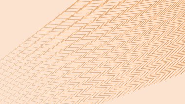 Arkaplan veya sunum için turuncu zig zag deseni soyut arkaplan