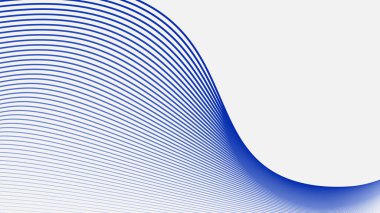 Mavi dalgalı çizgiler soyut arkaplan