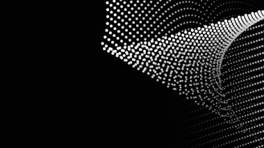 Arkaplan veya sunum için siyah yarım ton soyut arkaplan