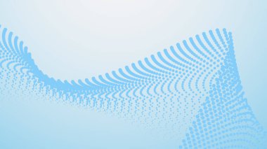 Arkaplan veya sunum için mavi gradyan yarım ton soyut arkaplan