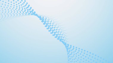 Arkaplan veya sunum için mavi gradyan yarım ton soyut arkaplan