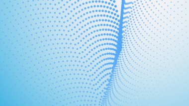 Arkaplan veya sunum için mavi gradyan yarım ton soyut arkaplan