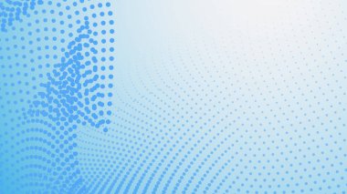 Arkaplan veya sunum için mavi gradyan yarım ton soyut arkaplan