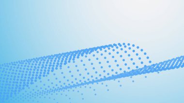 Arkaplan veya sunum için mavi gradyan yarım ton soyut arkaplan